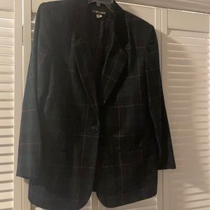 Plaid blazer